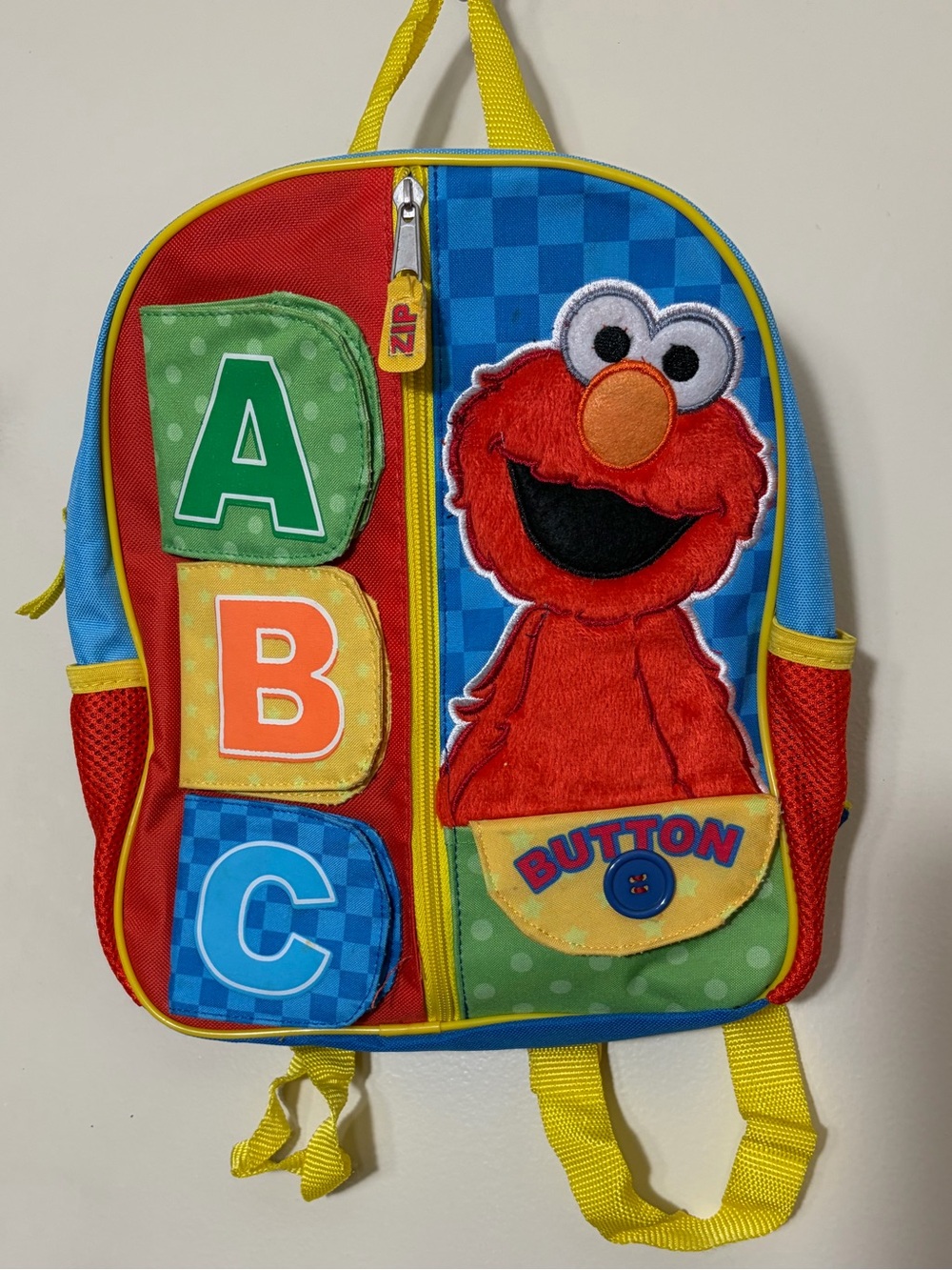 Sesame Street Elmo ABC Backpack - G-Tube Adaptive Backpack